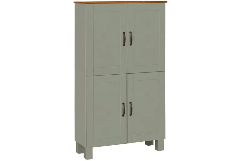 Kylpyhuoneen korkeakaappi Loft24 Alby kylpyhuoneen korkea kaappi 130x75x30 cm Grön, undefined