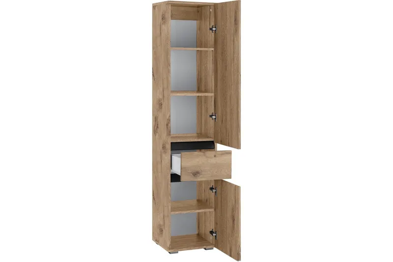 Kylpyhuoneen korkeakaappi Loft24 Kylpyhuonekaappi Loft24 Wisla 180x35x38 cm Natur - Talo & remontointi - Keittiö & kylpyhuone - Kylpyhuone - Kylpyhuonekalusteet - Kylpyhuonekaapit