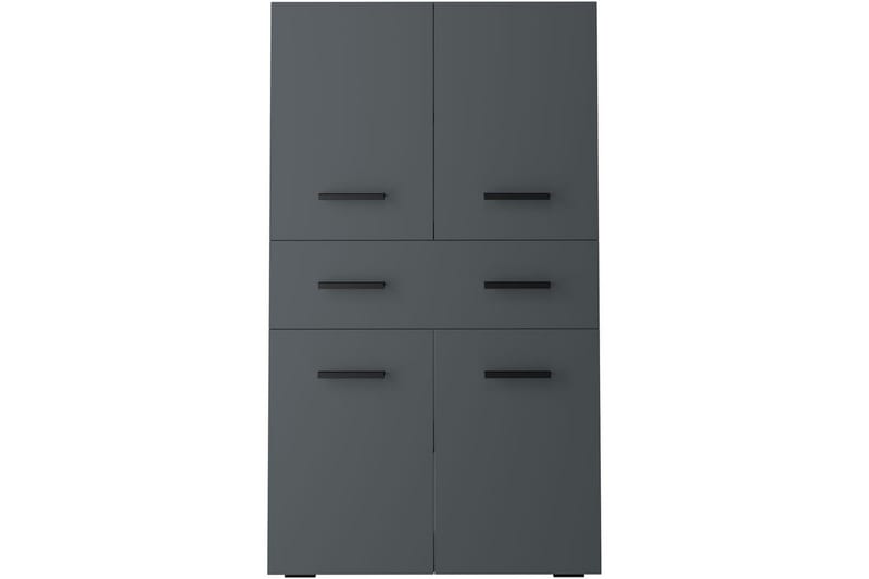 Kylpyhuoneen korkeakaappi Loft24 Malika kylpyhuoneen korkea kaappi 130x76x35 cm Grå - Talo & remontointi - Keittiö & kylpyhuone - Kylpyhuone - Kylpyhuonekalusteet - Kylpyhuonekaapit