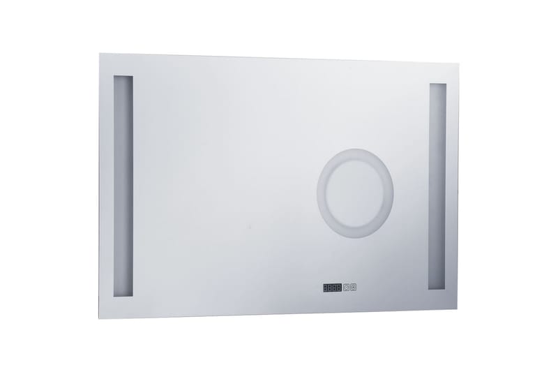 Kylpyhuoneen LED-seinäpeili kosketussensorilla 100x60 cm - Hopea - Talo & remontointi - Keittiö & kylpyhuone - Kylpyhuone - Kylpyhuonekalusteet - Kylpyhuoneen peilit