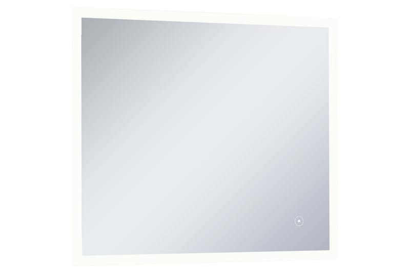 Kylpyhuoneen LED-seinäpeili kosketussensorilla 60x50 cm - Hopea - Talo & remontointi - Keittiö & kylpyhuone - Kylpyhuone - Kylpyhuonekalusteet - Kylpyhuoneen peilit