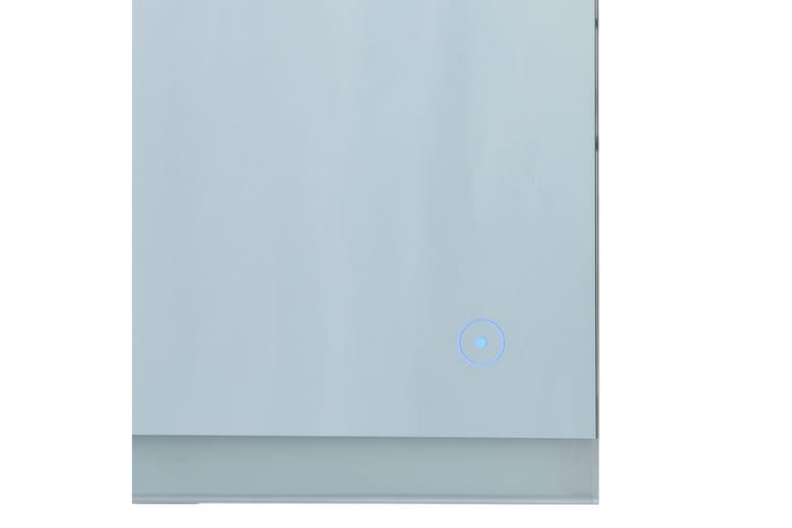 Kylpyhuoneen LED-seinäpeili kosketussensorilla 60x50 cm - Hopea - Peili - Kylpyhuoneen peilit - Kylpyhuonepeili valaistuksella