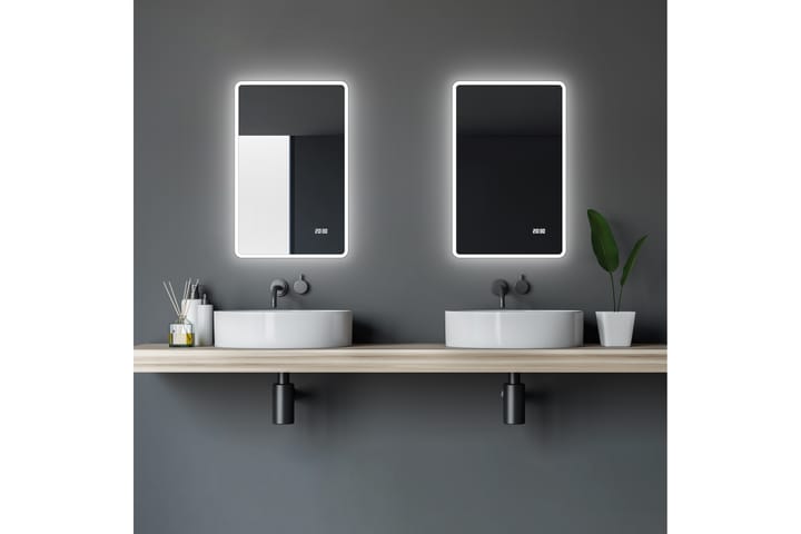Kylpyhuonepeili Elsabo 70 cm LED-valaistus - Peili - Kylpyhuoneen peilit - Kylpyhuonepeili valaistuksella