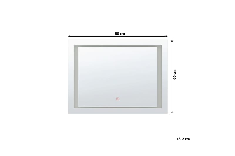 Peili Avanesian LED 60x80 cm - Hopea - Talo & remontointi - Keittiö & kylpyhuone - Kylpyhuone - Kylpyhuonekalusteet - Kylpyhuoneen peilit
