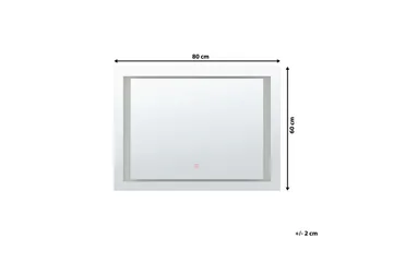 Peili Avanesian LED 60x80 cm - Hopea - Talo & remontointi - Keittiö & kylpyhuone - Kylpyhuone - Kylpyhuonekalusteet - Kylpyhuoneen peilit