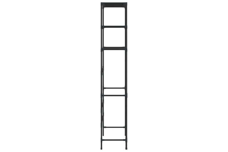 3-kerroksinen säilytyshylly WC-pytyn ylle musta 53x28x169 cm - Musta - Talo & remontointi - Keittiö & kylpyhuone - Kylpyhuone - Kylpyhuonekalusteet - Kylpyhuoneen säilytys