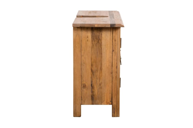 Kylpyhuoneen allaskaappi kierrätetty mänty 70x32x63 cm - Ruskea - Talo & remontointi - Keittiö & kylpyhuone - Kylpyhuone - Kylpyhuonekalusteet - Kylpyhuoneen säilytys