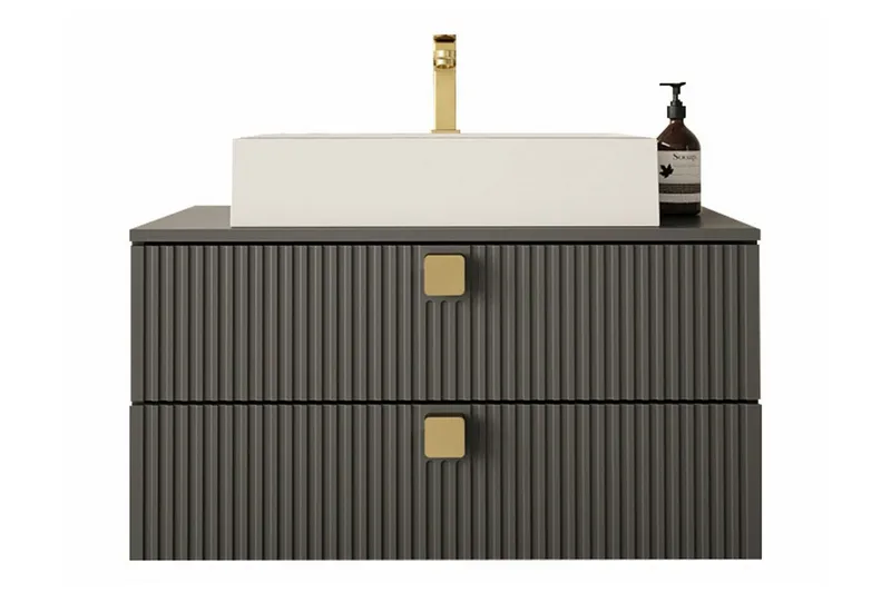 Kylpyhuoneen säilytyskaluste Glenndale, Harmaa