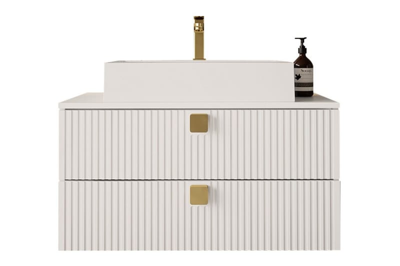 Kylpyhuoneen säilytyskaluste Glenndale, Valkoinen