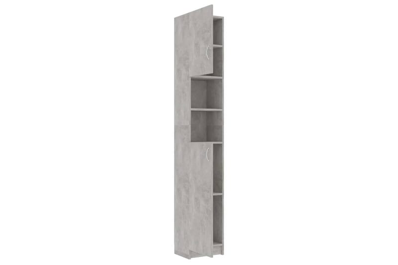 Kylpyhuonekaappi betoninharmaa 32x25,5x190 cm lastulevy - Talo & remontointi - Keittiö & kylpyhuone - Kylpyhuone - Kylpyhuonekalusteet - Kylpyhuoneen säilytys