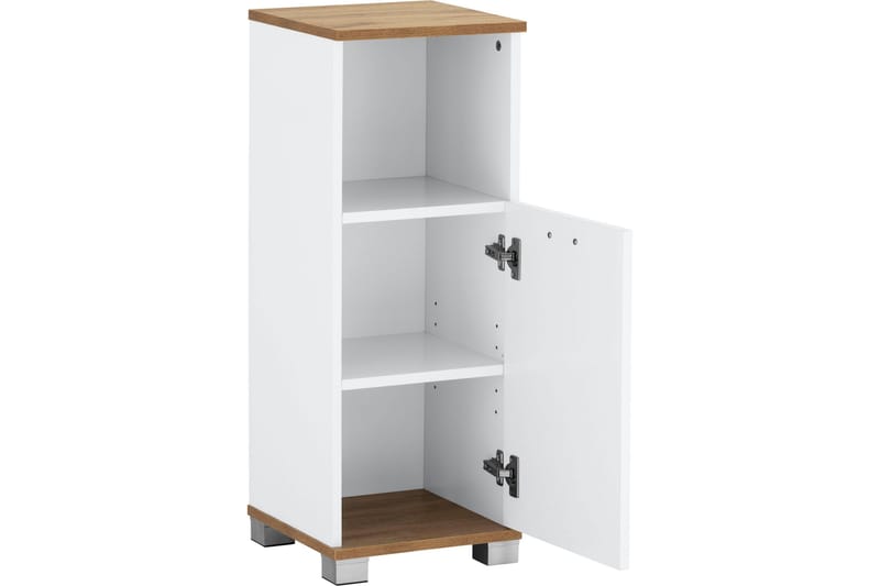 Kylpyhuonekaappi Heliasi 30x30 cm - Valkoinen/Luonnonväri - Talo & remontointi - Keittiö & kylpyhuone - Kylpyhuone - Kylpyhuonekalusteet - Kylpyhuoneen säilytys