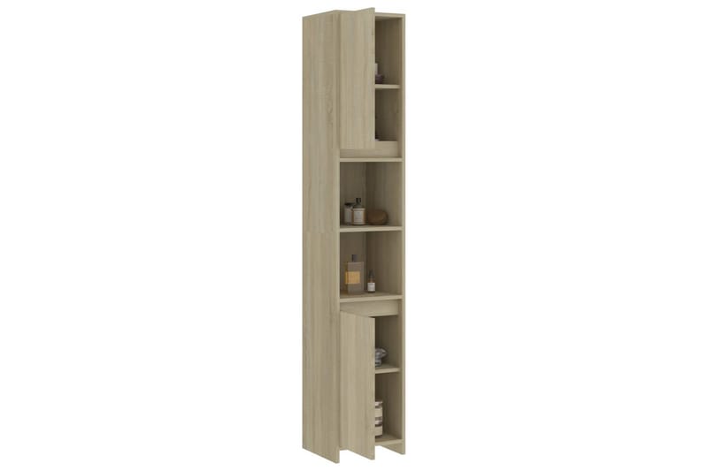 Kylpyhuonekaappi Sonoma-tammi 30x30x183,5 cm lastulevy - Talo & remontointi - Keittiö & kylpyhuone - Kylpyhuone - Kylpyhuonekalusteet - Kylpyhuoneen säilytys