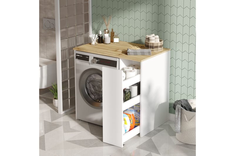 Kylpyhuonesäilytys Violaceae 93,5x88,3 cm - Ruskea - Talo & remontointi - Keittiö & kylpyhuone - Kylpyhuone - Kylpyhuonekalusteet - Kylpyhuoneen säilytys