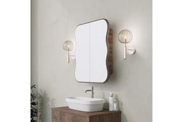 Kylpyhuoneen seinäkaappi peilillä Najmin 45 cm