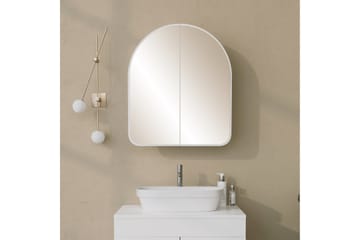 Kylpyhuoneen seinäkaappi peilillä Duigen 45 cm