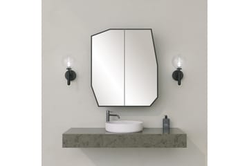 Kylpyhuoneen seinäkaappi peilillä Patni 45 cm