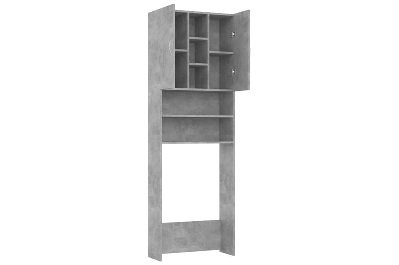 Pesukonekaappi betoninharmaa 64x25,5x190 cm - Talo & remontointi - Keittiö & kylpyhuone - Kylpyhuone - Kylpyhuonekalusteet - Kylpyhuonekaapit
