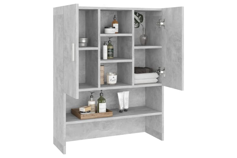 Pesukonekaappi betoninharmaa 70,5x25,5x90 cm - Talo & remontointi - Keittiö & kylpyhuone - Kylpyhuone - Kylpyhuonekalusteet - Kylpyhuonekaapit
