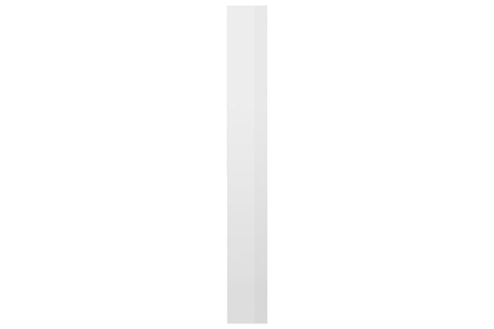 Pesukonekaappi korkeakiilto valkoinen 64x24x190 cm - Kylpyhuoneekaappi valaistuksella - Seinäkaappi & korkea kaappi - Pyykkikaappi - Kylpyhuonekaapit