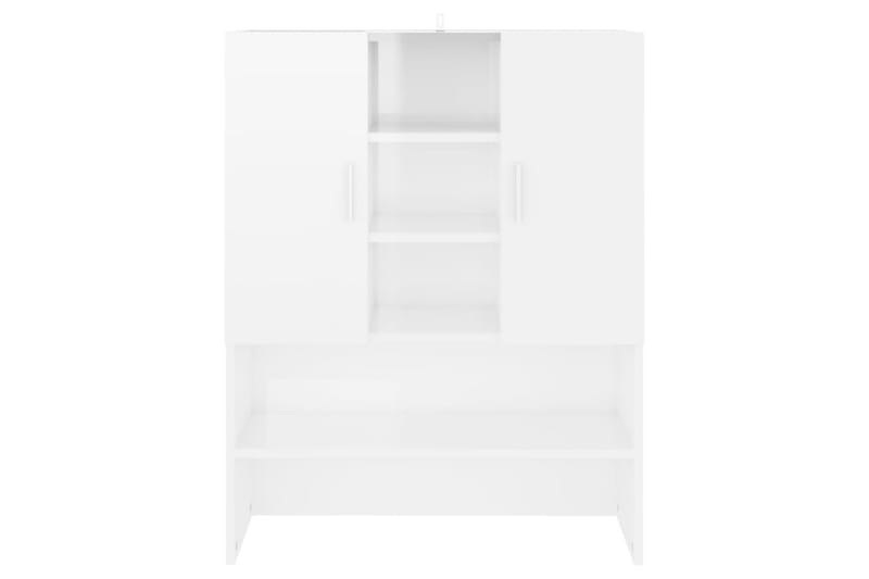 Pesukonekaappi korkeakiilto valkoinen 70,5x25,5x90 cm - Talo & remontointi - Keittiö & kylpyhuone - Kylpyhuone - Kylpyhuonekalusteet - Kylpyhuonekaapit
