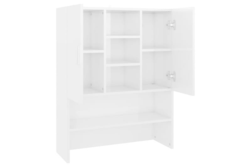Pesukonekaappi korkeakiilto valkoinen 70,5x25,5x90 cm - Talo & remontointi - Keittiö & kylpyhuone - Kylpyhuone - Kylpyhuonekalusteet - Kylpyhuonekaapit