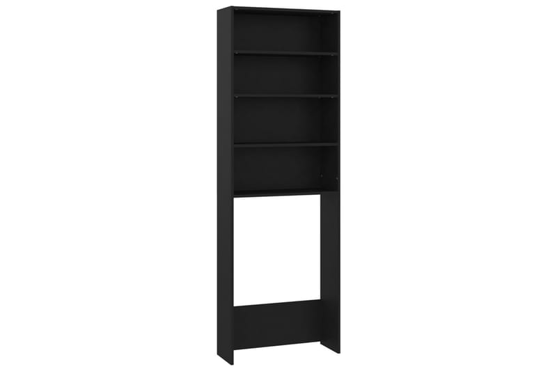 Pesukonekaappi musta 64x24x190 cm - Talo & remontointi - Keittiö & kylpyhuone - Kylpyhuone - Kylpyhuonekalusteet - Kylpyhuonekaapit