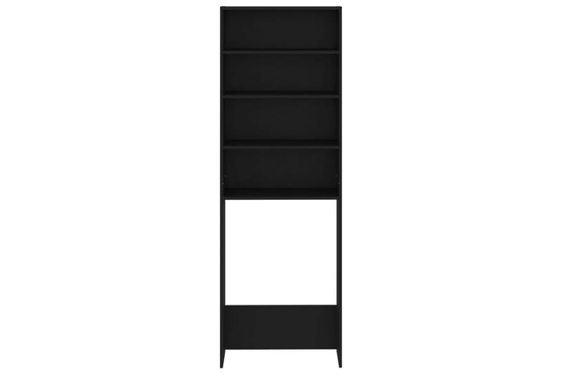 Pesukonekaappi musta 64x24x190 cm - Talo & remontointi - Keittiö & kylpyhuone - Kylpyhuone - Kylpyhuonekalusteet - Kylpyhuonekaapit