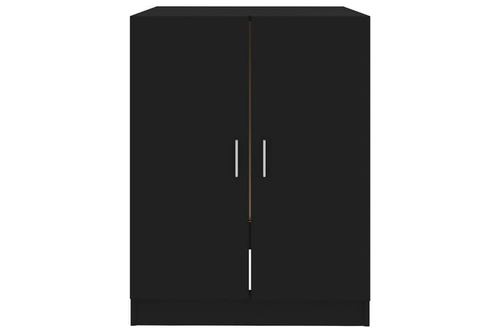 Pesukonekaappi musta 71x71,5x91,5 cm - Kylpyhuoneekaappi valaistuksella - Seinäkaappi & korkea kaappi - Pyykkikaappi - Kylpyhuonekaapit