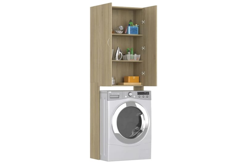 Pesukonekaappi Sonoma-tammi 64x25,5x190 cm - Talo & remontointi - Keittiö & kylpyhuone - Kylpyhuone - Kylpyhuonekalusteet - Kylpyhuonekaapit