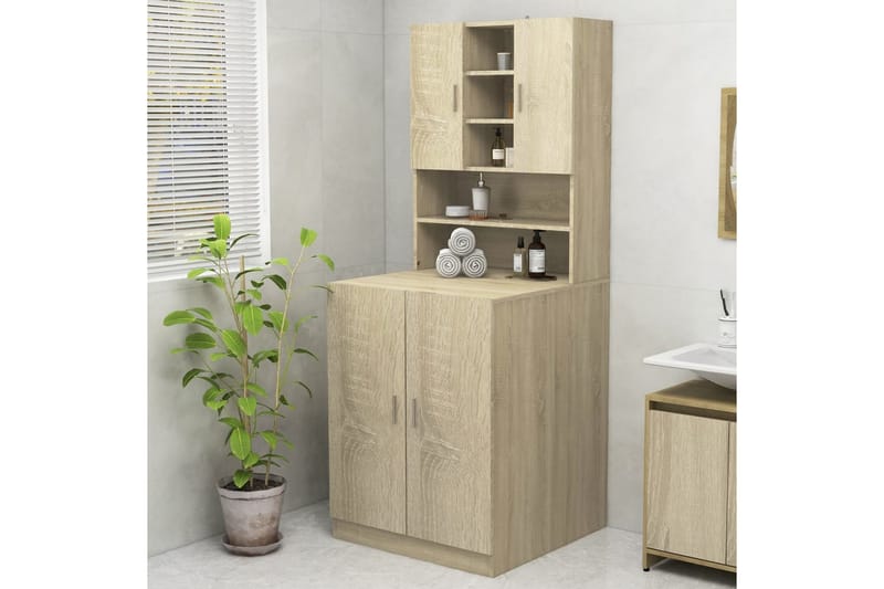 Pesukonekaappi Sonoma-tammi 70,5x25,5x90 cm - Talo & remontointi - Keittiö & kylpyhuone - Kylpyhuone - Kylpyhuonekalusteet - Kylpyhuonekaapit