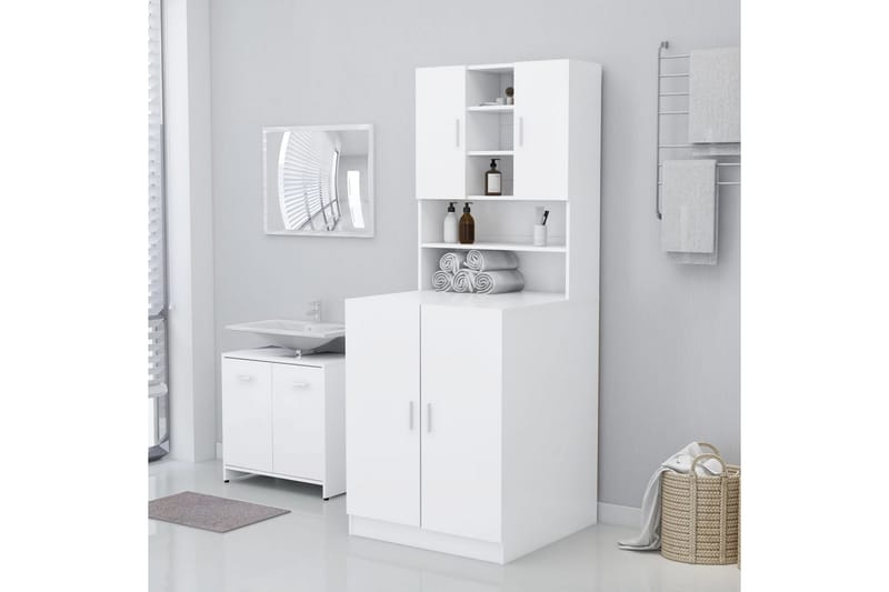 Pesukonekaappi valkoinen 71x71,5x91,5 cm - Talo & remontointi - Keittiö & kylpyhuone - Kylpyhuone - Kylpyhuonekalusteet - Kylpyhuonekaapit