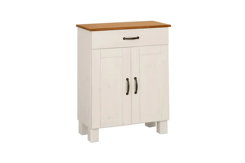 Kylpyhuonekaappi Alby 60x30x80 cm, Valkoinen/Hunaja, 60x30x80 cm, Valkoinen/Hunaja