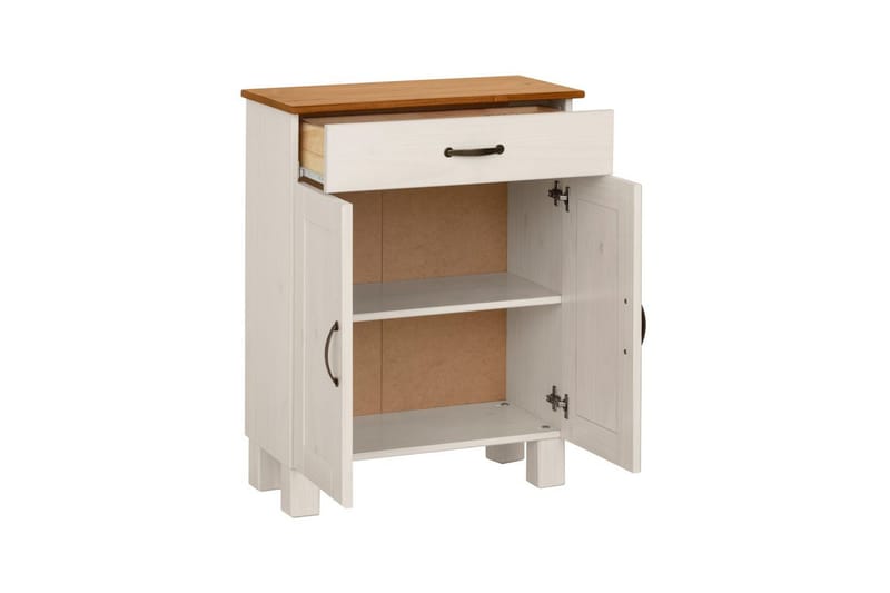 Kylpyhuonekaappi Alby 60x30x80 cm, Valkoinen/Hunaja - 60x30x80 cm, Valkoinen/Hunaja - Talo & remontointi - Keittiö & kylpyhuone - Kylpyhuone - Kylpyhuonekalusteet - Kylpyhuonekaapit