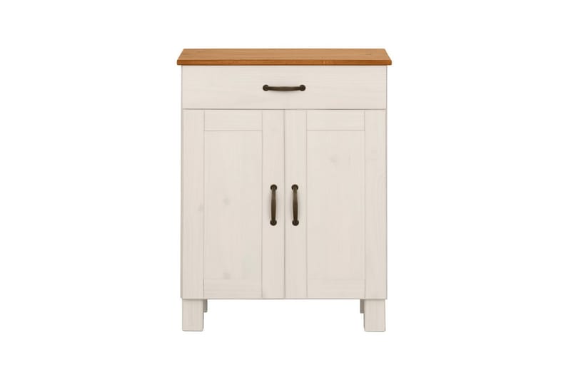 Kylpyhuonekaappi Alby 60x30x80 cm, Valkoinen/Hunaja - 60x30x80 cm, Valkoinen/Hunaja - Talo & remontointi - Keittiö & kylpyhuone - Kylpyhuone - Kylpyhuonekalusteet - Kylpyhuonekaapit