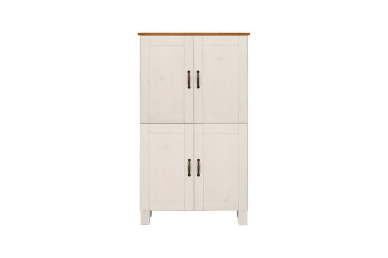 Kylpyhuonekaappi Alby 75x30x130 cm, Valkoinen/Hunaja - 75x30x130 cm, Valkoinen/Hunaja - Talo & remontointi - Keittiö & kylpyhuone - Kylpyhuone - Kylpyhuonekalusteet - Kylpyhuonekaapit