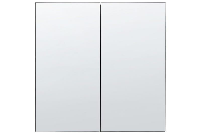 Kylpyhuonekaappi ja peili Navarra Musta, Hopea, 60x14x60 cm - Musta, Hopea, 60x14x60 cm - Talo & remontointi - Keittiö & kylpyhuone - Kylpyhuone - Kylpyhuonekalusteet - Peilikaapit