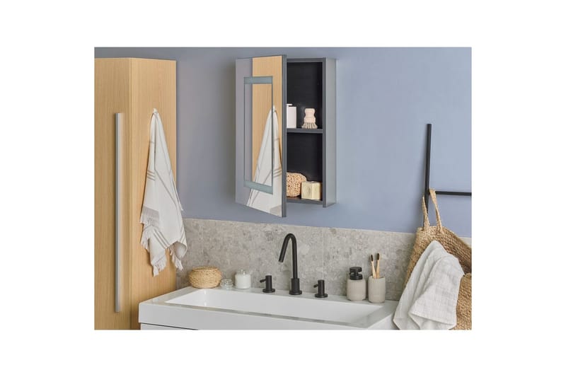 Kylpyhuonekaappi ja peili Malaspina - Talo & remontointi - Keittiö & kylpyhuone - Kylpyhuone - Kylpyhuonekalusteet - Peilikaapit