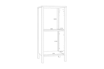 Kylpyhuonekaappi Samkov 40x35 cm - Valkoinen - Talo & remontointi - Keittiö & kylpyhuone - Kylpyhuone - Kylpyhuonekalusteet - Seinäkaappi & korkea kaappi