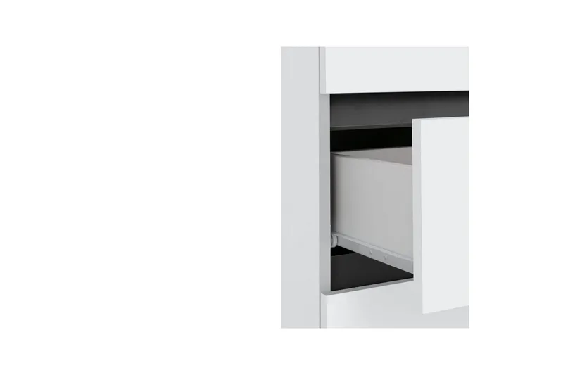 Kylpyhuonekaappi Wisla 38x35x130 cm, Valkoinen - 38x35x130 cm, Valkoinen - Talo & remontointi - Keittiö & kylpyhuone - Kylpyhuone - Kylpyhuonekalusteet - Kylpyhuonekaapit