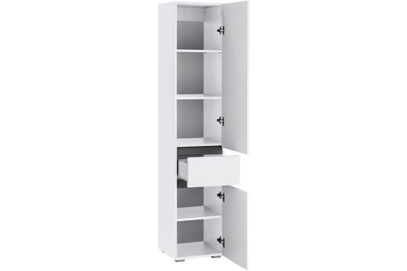 Kylpyhuonekaappi Wisla 38x35x180 cm, Valkoinen - 38x35x180 cm, Valkoinen - Talo & remontointi - Keittiö & kylpyhuone - Kylpyhuone - Kylpyhuonekalusteet - Kylpyhuonekaapit