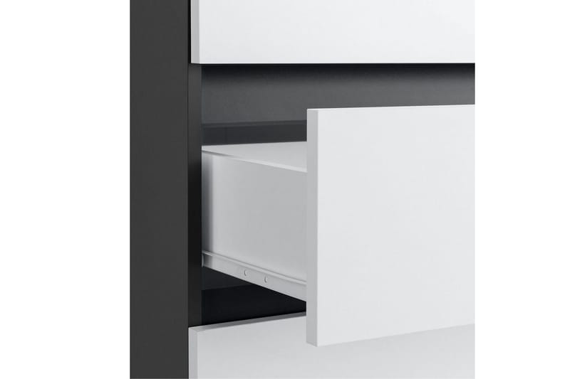 Kylpyhuonekaappi Wisla 76x35x98 cm, Antrasiitti/Valkoinen - 76x35x98 cm, Antrasiitti/Valkoinen - Talo & remontointi - Keittiö & kylpyhuone - Kylpyhuone - Kylpyhuonekalusteet - Kylpyhuonekaapit