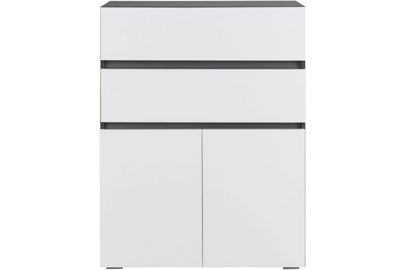 Kylpyhuonekaappi Wisla 76x35x98 cm, Antrasiitti/Valkoinen - 76x35x98 cm, Antrasiitti/Valkoinen - Talo & remontointi - Keittiö & kylpyhuone - Kylpyhuone - Kylpyhuonekalusteet - Kylpyhuonekaapit