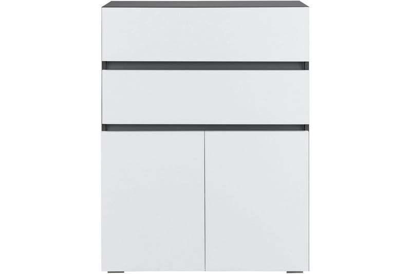 Kylpyhuonekaappi Wisla 76x35x98 cm, Antrasiitti/Valkoinen - 76x35x98 cm, Antrasiitti/Valkoinen - Talo & remontointi - Keittiö & kylpyhuone - Kylpyhuone - Kylpyhuonekalusteet - Kylpyhuonekaapit