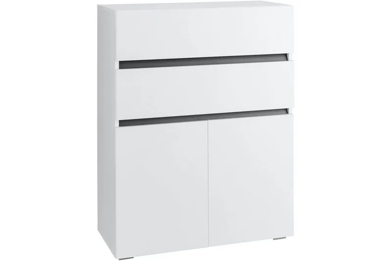 Kylpyhuonekaappi Wisla 76x35x98 cm, Valkoinen - 76x35x98 cm, Valkoinen - Talo & remontointi - Keittiö & kylpyhuone - Kylpyhuone - Kylpyhuonekalusteet - Kylpyhuonekaapit