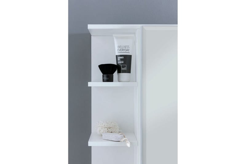 Kylpyhuonekaappi Wohnling Moderni peiliovi, valkoista lastulevyä. - Talo & remontointi - Keittiö & kylpyhuone - Kylpyhuone - Kylpyhuonekalusteet - Peilikaapit