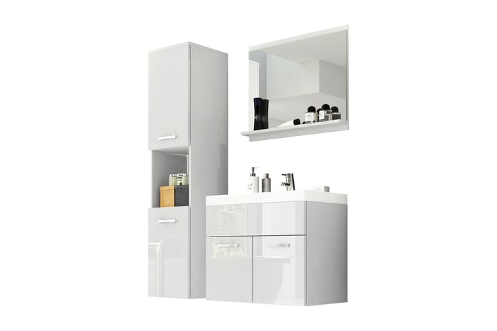 Kylpyhuonekalusteet Carignan 35 cm - Valkoinen - Kylpyhuonekalustepaketit