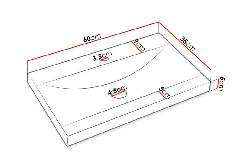 Galbally Badrumsmöbelset Brown - Talo & remontointi - Keittiö & kylpyhuone - Kylpyhuone - Kylpyhuonekalusteet - Kylpyhuonekalustepaketit