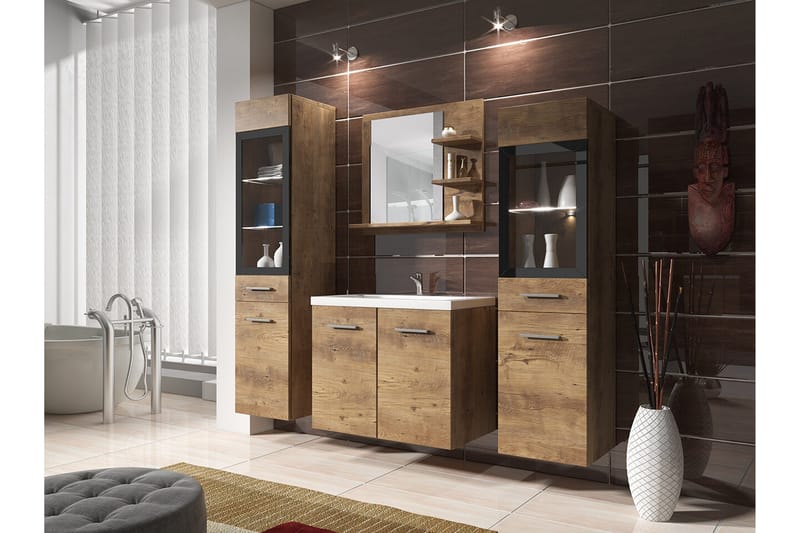 Galbally Badrumsmöbelset Brown, undefined