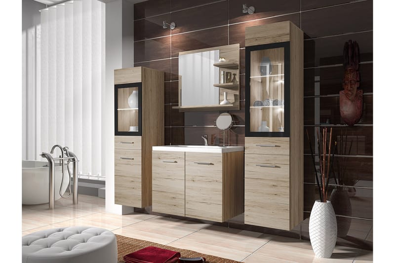 Galbally Badrumsmöbelset Brown, undefined