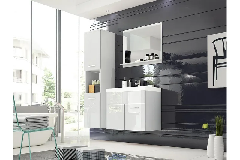 Kylpyhuonekalusteet Carignan 35 cm, Valkoinen